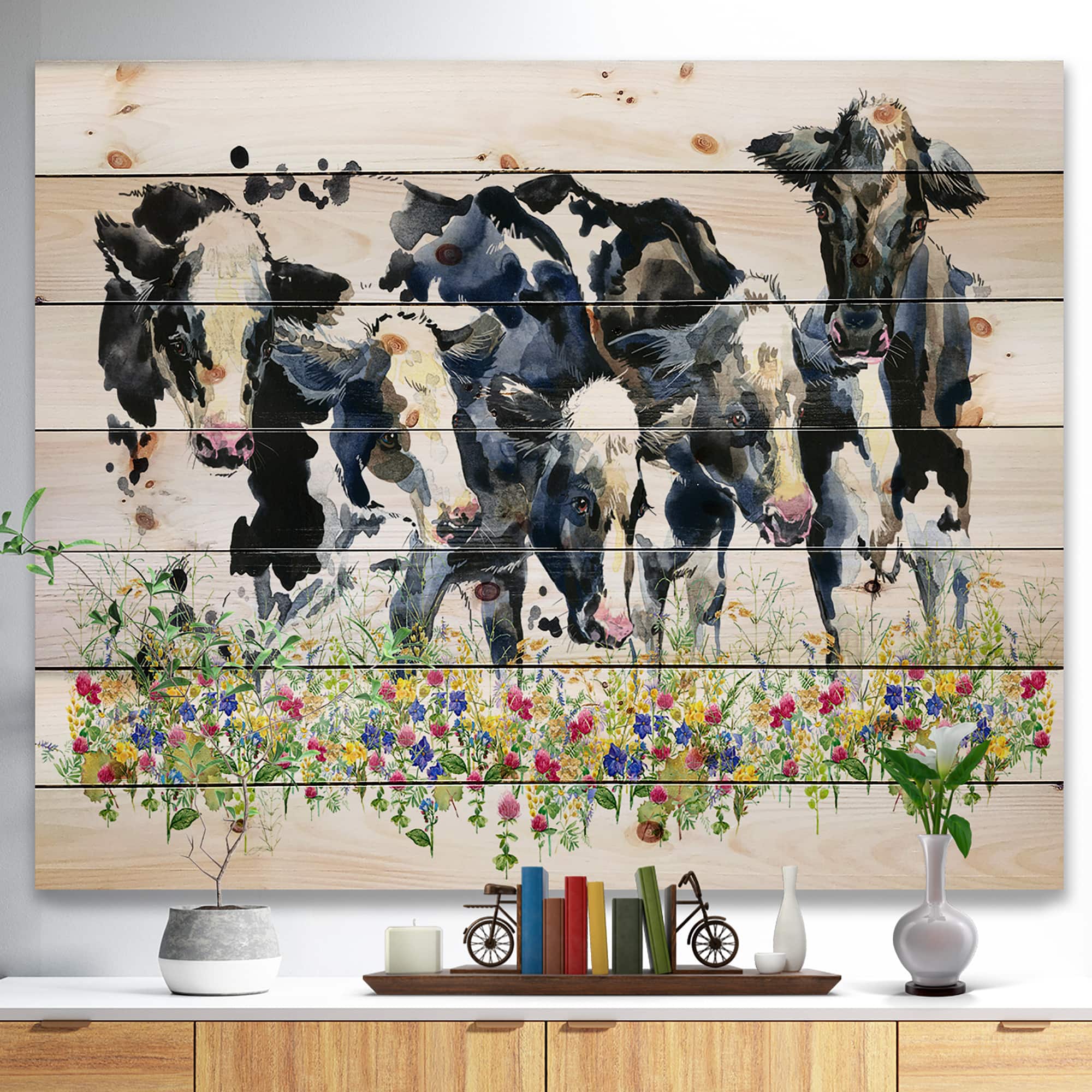 Designart - Dairy cow on field